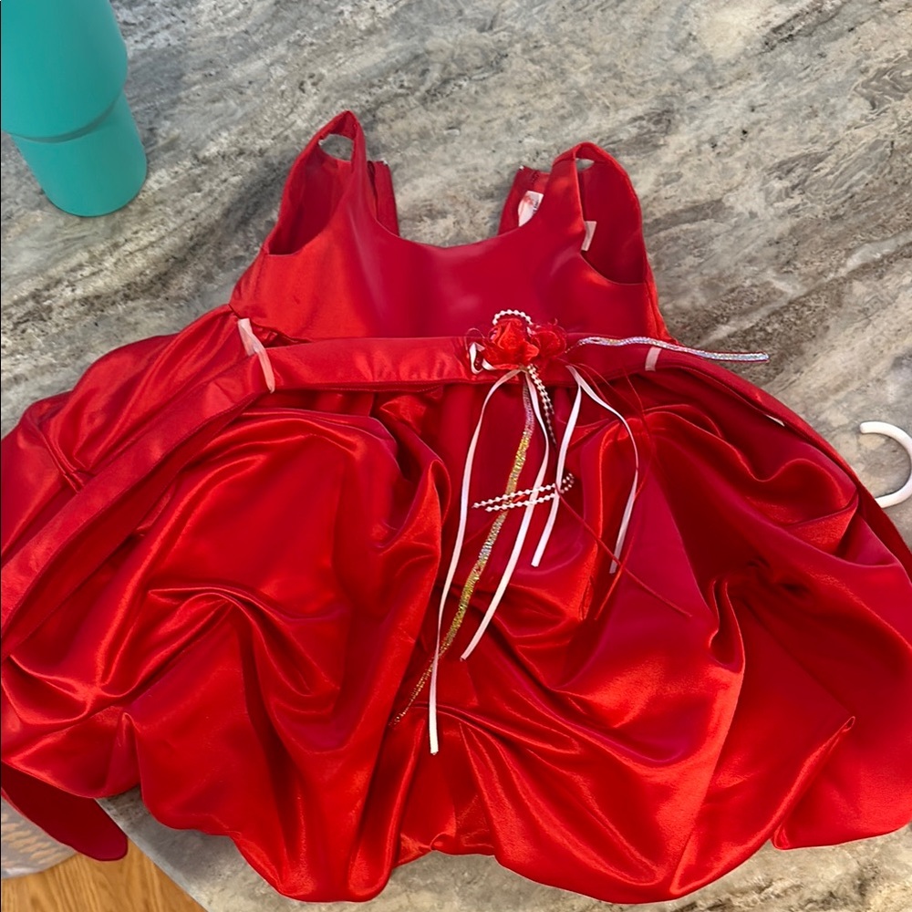 Elegant Red Kids Formal Dress
